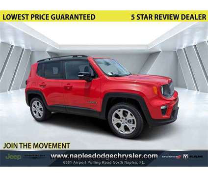 2023 Jeep Renegade Limited is a Red 2023 Jeep Renegade Limited Car for Sale in Naples FL