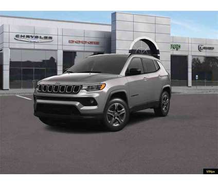 2023 Jeep Compass Latitude is a Silver 2023 Jeep Compass Latitude SUV in Walled Lake MI