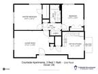 Courtside Apartments - 55+ - 2 Bedroom / 1 Bath - Second Floor