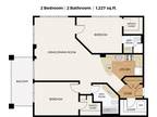 The Residences on 104th - 2 Bedroom 2 Bath - zoom floorplan