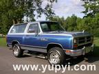 1989 Dodge Ramcharger 4WD and AC