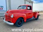 1950 Chevrolet 3100 Pickup Truck Manual Red