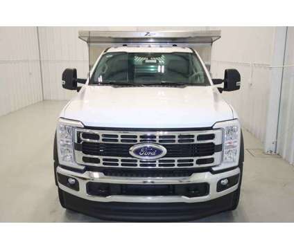 2023 Ford F-550SD XL w/9ft. Rugby Aluminum Hard Hat PTO Dump 4WD DRW is a White 2023 Ford F-550 Car for Sale in Canfield OH