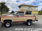 1977 Chevrolet Blazer Cheyenne Chalet Camper 4x4