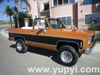 1975 Chevrolet Blazer K-5 Black-Orange 350