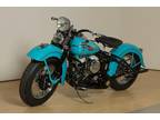 1947 Harley-Davidson WLA Flathead Aqua Blue