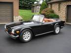 1974 Triumph TR6 6 Cylinder Jet Black