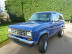 1987 Ford Bronco Blue Gas