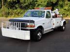 1994 Ford F-450 SD DUALLY WRECKER HAULER TOW PICKUP TRUCK