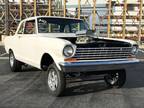 1963 Chevrolet Chevy II Nova Gasser Drag Race