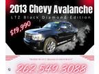 2013 Chevrolet Avalanche LTZ Black Diamond 4x4 4dr Crew Cab Pickup