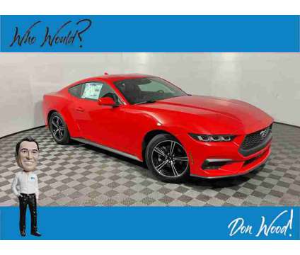 2024 Ford Mustang EcoBoost Premium is a Red 2024 Ford Mustang EcoBoost Premium Coupe in Athens OH