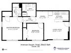 American Square Apartments - 55+ - 2 Bedroom / 2 Bath - Small