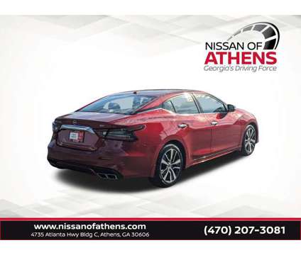 2023 Nissan Maxima SV is a Red 2023 Nissan Maxima SV Sedan in Athens GA