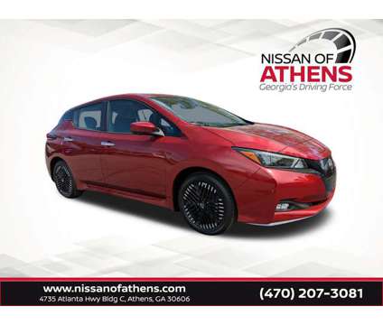 2023 Nissan Leaf SV Plus is a Red 2023 Nissan Leaf SV Car for Sale in Athens GA