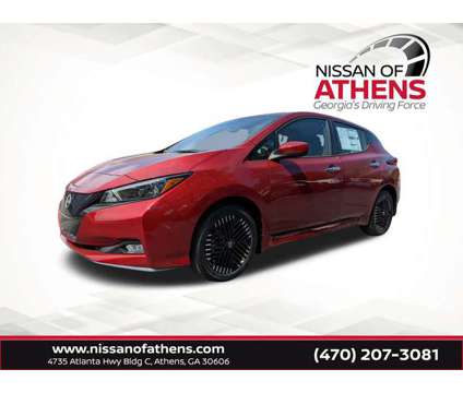 2023 Nissan Leaf SV Plus is a Red 2023 Nissan Leaf SV Car for Sale in Athens GA