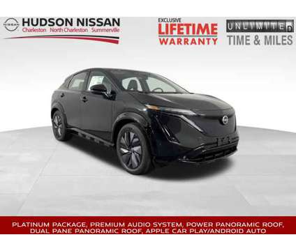 2023 Nissan Ariya PLATINUM+ e-4ORCE is a Black 2023 PLATINUM+ e-4ORCE SUV in Charleston SC
