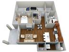 Cedar Place Apartments - 1 bedroom (839 sf)