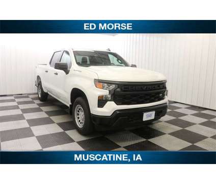 2024 Chevrolet Silverado 1500 WT is a White 2024 Chevrolet Silverado 1500 W/T Truck in Muscatine IA