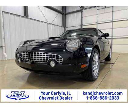2002 Ford Thunderbird Base is a Black 2002 Ford Thunderbird Base Convertible in Carlyle IL