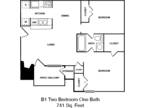 Townhouse Apartments - B1 Two Bedroom, One Bath