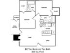 Townhouse Apartments - B2 Two Bedroom, Two Bath