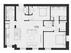 Motley School Apartments - 03 - floors 1 - 2b2b - W Side