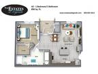 The Estates at Legends - A2- 1 Bedroom / 1 Bath