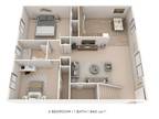 Glen Ellen Apartment Homes - Two Bedroom - 840 sqft