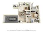 SaddleBrook - Plan A2 - 1 Bed 1 Bath