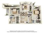 SaddleBrook - Plan B4 - 2 Bed 2 Bath