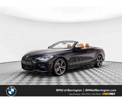 2024 BMW 4 Series 430i xDrive is a Black 2024 BMW 430 Model i Convertible in Barrington IL