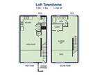 Lakeside Townhomes - One Bedroom Loft Townhome