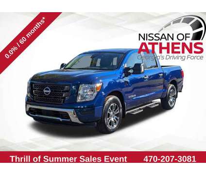 2024 Nissan Titan SV is a Blue 2024 Nissan Titan SV Truck in Athens GA