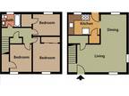 Jefferson Townhomes - Three Bedroom Style A - Washer / Dryer Hook-up