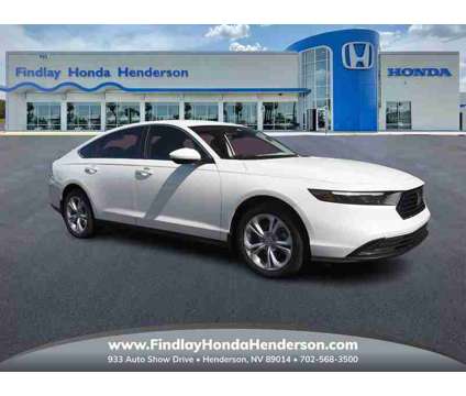 2024 Honda Accord LX is a Silver, White 2024 Honda Accord LX Sedan in Henderson NV