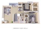 Chesterfield Apartment Homes - Two Bedroom 1.5 Bath - 835 sqft