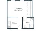 Maplewood Bend Apartment Community - Birchwood 2 - Efficiency Plan 01A