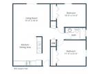 Maplewood Bend Apartment Community - Birchwood 2 - Two Bedroom Plan 21A