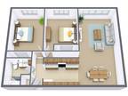 Maplewood Bend Apartment Community - Birchwood 2 - Two Bedroom Plan 21D