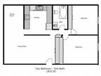 Gold Oaks Apartments - 2 Bedroom 1 Bathroom