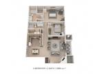 Abrams Run Apartment Homes - Two Bedroom 2 Bath - 1,088 sqft