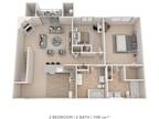 Abrams Run Apartment Homes - Two Bedroom 2 Bath - 1,138 sqft