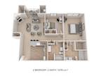 Abrams Run Apartment Homes - Two Bedroom 2 Bath - 1,078 sqft