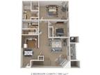 Abrams Run Apartment Homes - Two Bedroom 2 Bath - 1,190 sqft