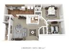 Fox Run Apartments and Townhomes - Two Bedroom - 880 sqft