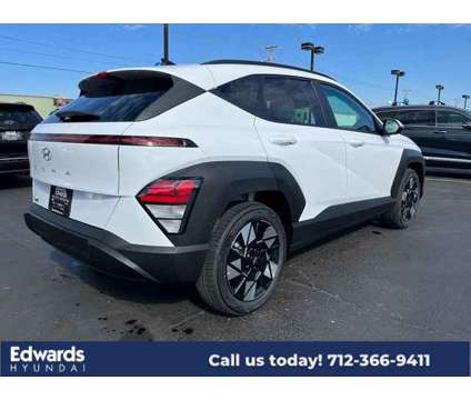 2024 Hyundai Kona SEL is a White 2024 Hyundai Kona SEL SUV in Council Bluffs IA