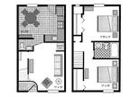 Tuscany Townhomes - 2/1.5 854 sqft