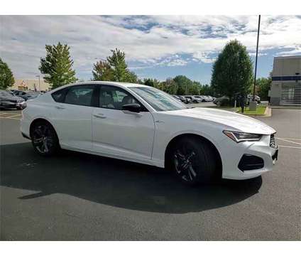 2023 Acura TLX A-Spec Package is a Silver, White 2023 Acura TLX A-Spec Sedan in Hoffman Estates IL