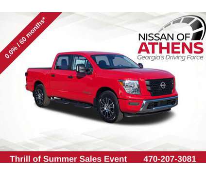 2024 Nissan Titan SV is a Red 2024 Nissan Titan SV Truck in Athens GA